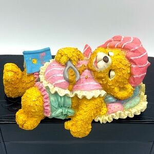 VTG Classic Treasures: Musical Sleeping Bear Shelf Sitter/Song “Brahms' Lullaby”